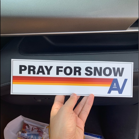 Aviator Nation Other - Aviator Nation “pray for snow” sticker
